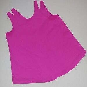 Kaari Blue Hot Pink Tank Top XS Blouse